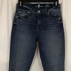 7 For All Mankind Gwenevere Ankle Skinny Jeans 24